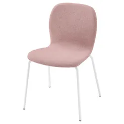 IKEA KARLPETTER(594.814.60) стілець, Гуннаред світло-рожевий / Сефаст білий