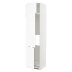IKEA METOD(494.735.35) висота шафи / мороз / 3др, Enköping білий/імітація дерева білий