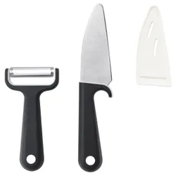 IKEA SMABIT (402.864.06) Нож и очиститель, черный, белый