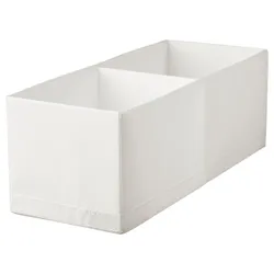 IKEA STUK (804.744.34) коробка с отделениями, белый