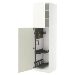 IKEA METOD(395.742.24) High Cabinet/Interior Inn, Белый/Валстена Белый