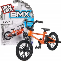 КУЛЬТОВЫЙ ВЕЛОСИПЕД BMX ОРАНЖЕВЫЙ ФИНГЕРБАЙК + НАКЛЕЙКИ TECH DECK