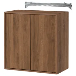 IKEA EKET(495.811.82) 2 дверного шкафа, орех