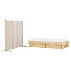 IKEA GLAMBERGET(995.763.57) Мебель для спальни, установка 2 шт., Сосновая/бежевая оборудование
