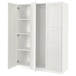 IKEA PAX / TYSSEDAL (794.802.66) комбінований гардероб, білий / дзеркало