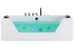 LED ванна з гідромасажем 174 см біла SAMANA