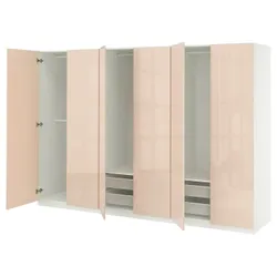 IKEA PAX / FARDAL(495.983.28) Комбинация гардероба, Белый/свет -оранж
