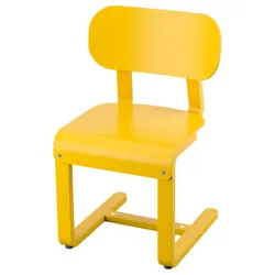 IKEA LYCKAN(005.691.86) крісло, жовтий/діаметр