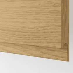 IKEA METOD(595.880.41) Кутовий шафа з каруселі, Czarnoszary/Voxtorp imit. дуб