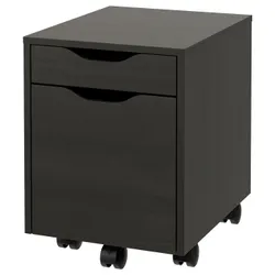 IKEA ALEX(195.826.68) комод на колесах, Czarnobrąz/Black