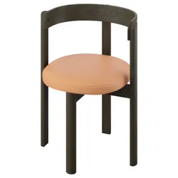 IKEA STOCKHOLM 2025(405.909.54) стул, темно -коричневая/кожа