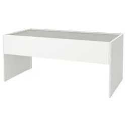 IKEA DUNDRA(304.724.99) стол с местом для хранения, белый / серый