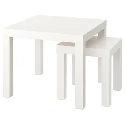 IKEA LACK(594.427.27) комплект столов, 2 шт., белый