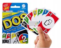 КАРТКОВА ГРА DOS - UNO MATTEL друге видання HNN01
