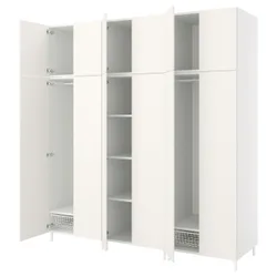 IKEA PLATSA (394.249.51) Шафа 12 дверна, білий / Фоннес білий