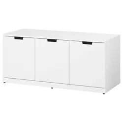 IKEA NORDLI(692.765.67) комод, 3 ящика, белый