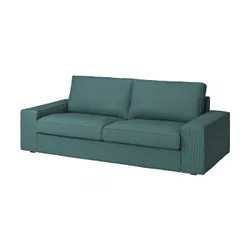 IKEA KIVIK (394.430.49) 3-местный диван, Келинге серо-бирюзовый