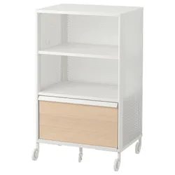 IKEA BEKANT(592.869.63) шкаф с умным замком, сетка белая