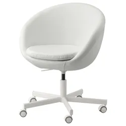 IKEA SKRUVSTA (504.029.95) Рабочий стул, СКРУВСТА Кресло вращающееся, Исанэ белый