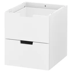 IKEA NORDLI (903.834.57) Комод Modod комод/2 выдвижных ящика, белый