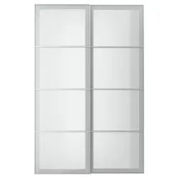 IKEA SVARTISDAL(894.397.90) Розсувні двері, імітація білого паперу
