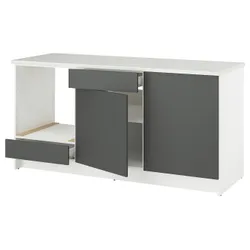 IKEA KNOXHULT(205.887.87) стоящий шкаф, дверь+ящик, темно -серый