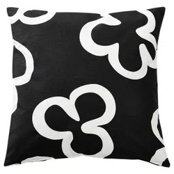 IKEA KLIPPBRÄCKA(405.837.55) наволочка, черный/белый