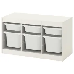 IKEA TROFAST (692.284.73) Шафа з контейнерами, білий, білий