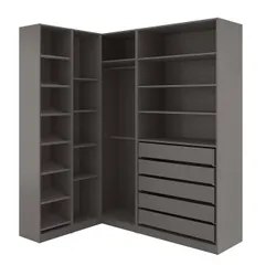 IKEA PAX(894.321.66) угловой шкаф, темно-серый