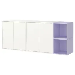 IKEA EKET(896.020.50) комбінація настінних шаф, білий/блідо-фіолетовий