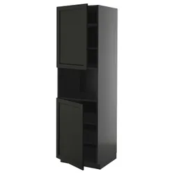 IKEA METOD(695.889.60) Sza St Stop 2drz/половина, Черный Черный цвет Черный цвет/Лерхиттан