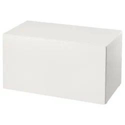 IKEA SMÅSTAD(193.891.52) скамейка с ящиком для игрушек, белый / белый