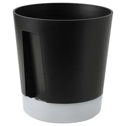 IKEA VÅRDTRÄD(405.708.66) Самостоятельный горшок, Внутренний/внешний прозрачный/антрацит