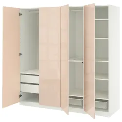 IKEA PAX / FARDAL(095.979.29) Комбинация гардероба, Белый/свет -оранж