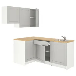 IKEA KNOXHULT(793.884.04) кутова кухня, сірий