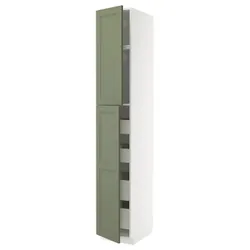 IKEA METOD / MAXIMERA(495.187.65) Шкаф 2 -й двери/4szufl, Biały/Axstad Greya -green
