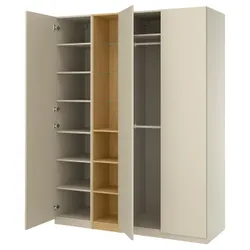IKEA PAX / FORSAND(996.072.74) Комбинация гардероба, серый серо -подобный/имит. дуб