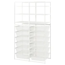 IKEA JONAXEL (393.239.90) поєднання відкритих шаф, білий