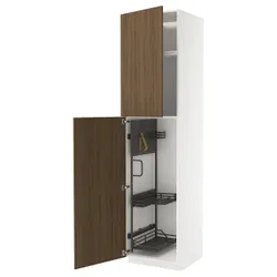 IKEA METOD(295.741.54) High Cabinet/Interior Inn, Биал/Тисторп имитация коричневого грецкого ореха