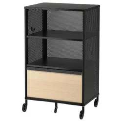 IKEA BEKANT(992.869.61) шкаф с умным замком, черная сетка