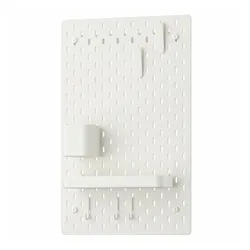 IKEA SKÅDIS(095.901.31) Перфорированная комбинация бляшек, белый