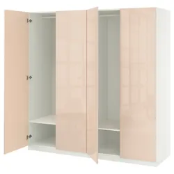 IKEA PAX / FARDAL(695.908.64) Комбинация гардероба, Белый/свет -оранж