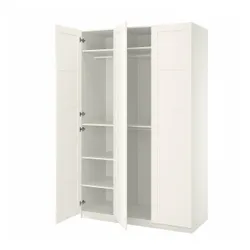 IKEA PAX / BERGSBO(295.006.91) комбінований гардероб, білий