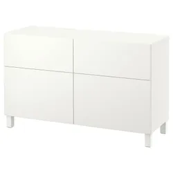 IKEA BESTÅ(991.953.05) поєднання полиці з дверцятами/шухлядами, білий / Lappviken / Stubbarp білий