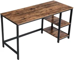 Компьютерный стол с полками Brown 140x60 CM LOFT