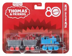 Паровоз Томас из серии Fisher Price с двумя вагонами, модель JFV72.