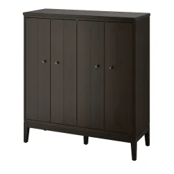 IKEA IDANÄS  Шкаф с раздвижными дверцами, тёмно-коричневая морилка (804.588.20)