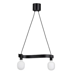 IKEA ACKJA / TRÅDFRI(695.371.26) подвесной светильник с лампочкой, волнистый черный/умный беспроводной с регулируемой яркостью