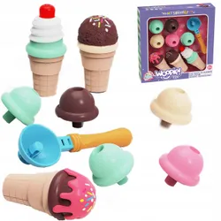 Набір ігровий для приготування морозива Woopie 15 од Розвиваючі ігри Гра кафе-морозиво для дітей