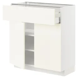IKEA METOD / MAXIMERA(495.072.34) сза стж суф/2 дрз, белый/Вальстена белый